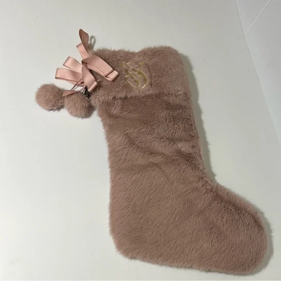 Victoria's Secret Pink Faux Fur Holiday Stocking - Picture 13 of 14